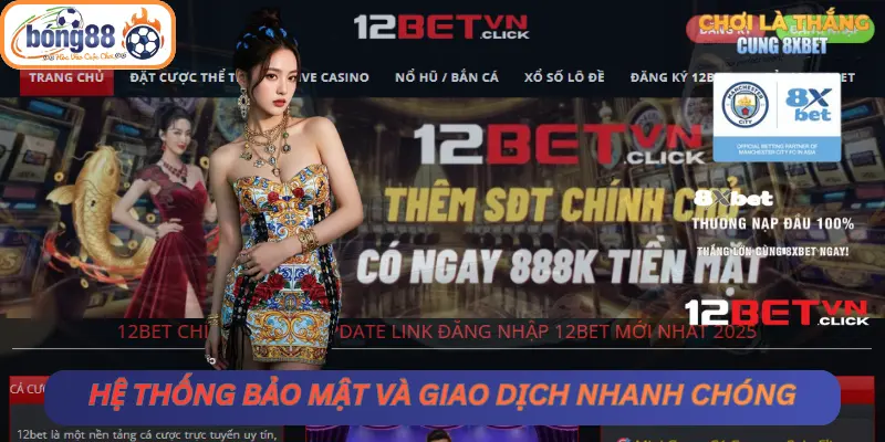 Hệ thống bảo mật và giao dịch nhanh chóng
