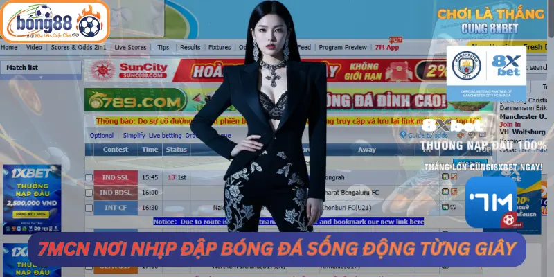 7mcn, nơi nhịp đập bóng đá sống động từng giây